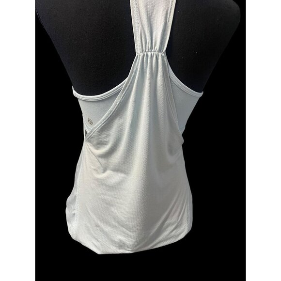 Lululemon No Limit Womens Light Blue Racerback Tank Top, Outdoors, Hiking, Size - Picture 6 of 12
